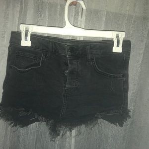 Forever 21 black jean shorts